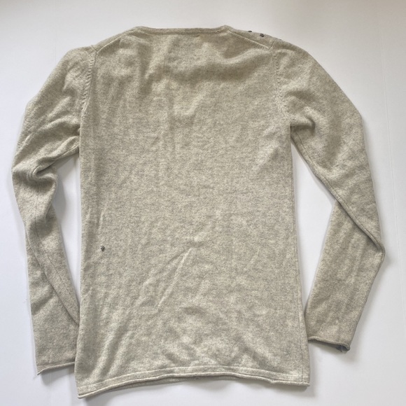 Banjo + Matilda 100% Cashmere V-Neck Sweater S - Picture 4 of 10